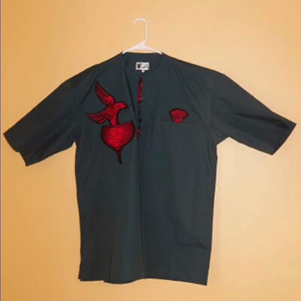 African Linen Style Shirt